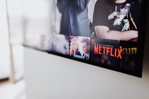 Netflix home screen on TV, one service to review during a subscription audit